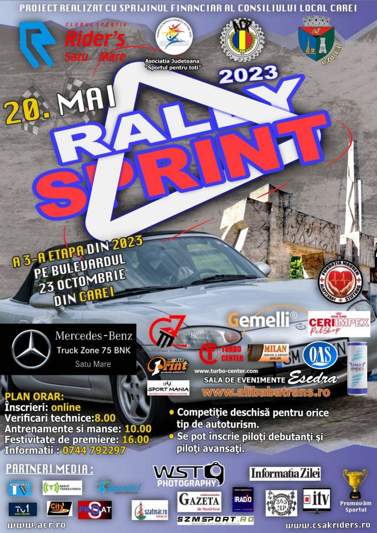 traseu rally sprint carei 2
