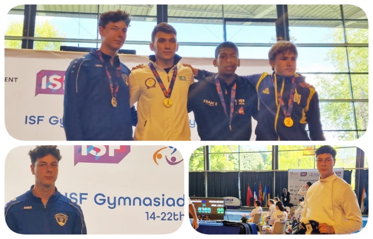 Spadă | Marton Mezinger a câștigat medalia de argint la Gimnaziada Europeană