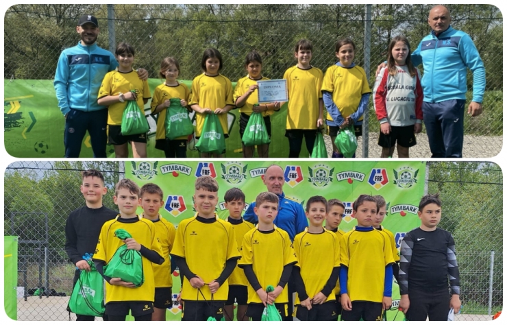 ONSȘ Fotbal U10 | Elevii Școlilor Gimnaziale ”Vasile Lucaciu” și ”Lucian Blaga” Satu Mare, pe podium la faza zonală